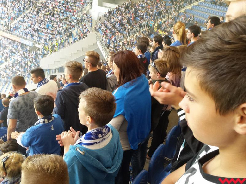 Młodzi kibicowali Lechowi (galeria)