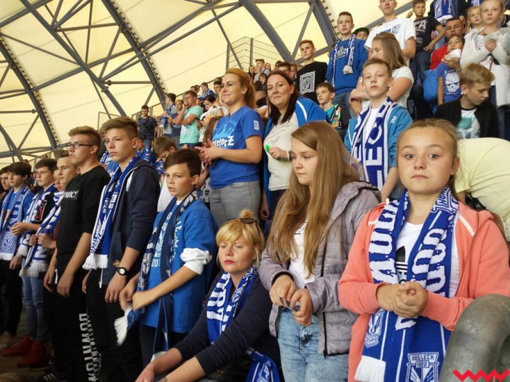 Młodzi kibicowali Lechowi (galeria)