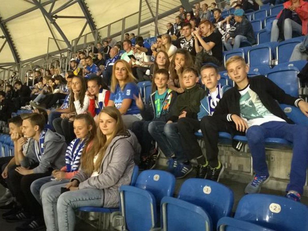 Młodzi kibicowali Lechowi (galeria)