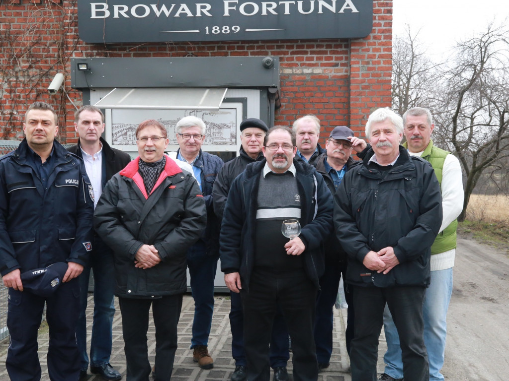 Węgrzy zwiedzali posterunek i lokalny browar