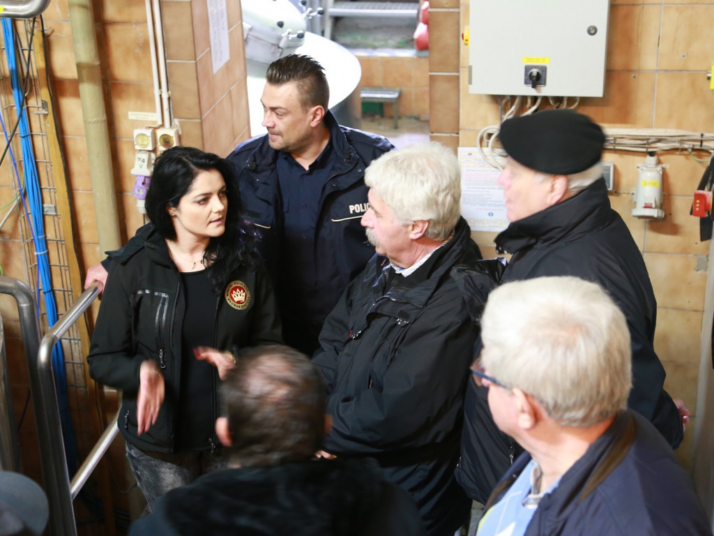Węgrzy zwiedzali posterunek i lokalny browar