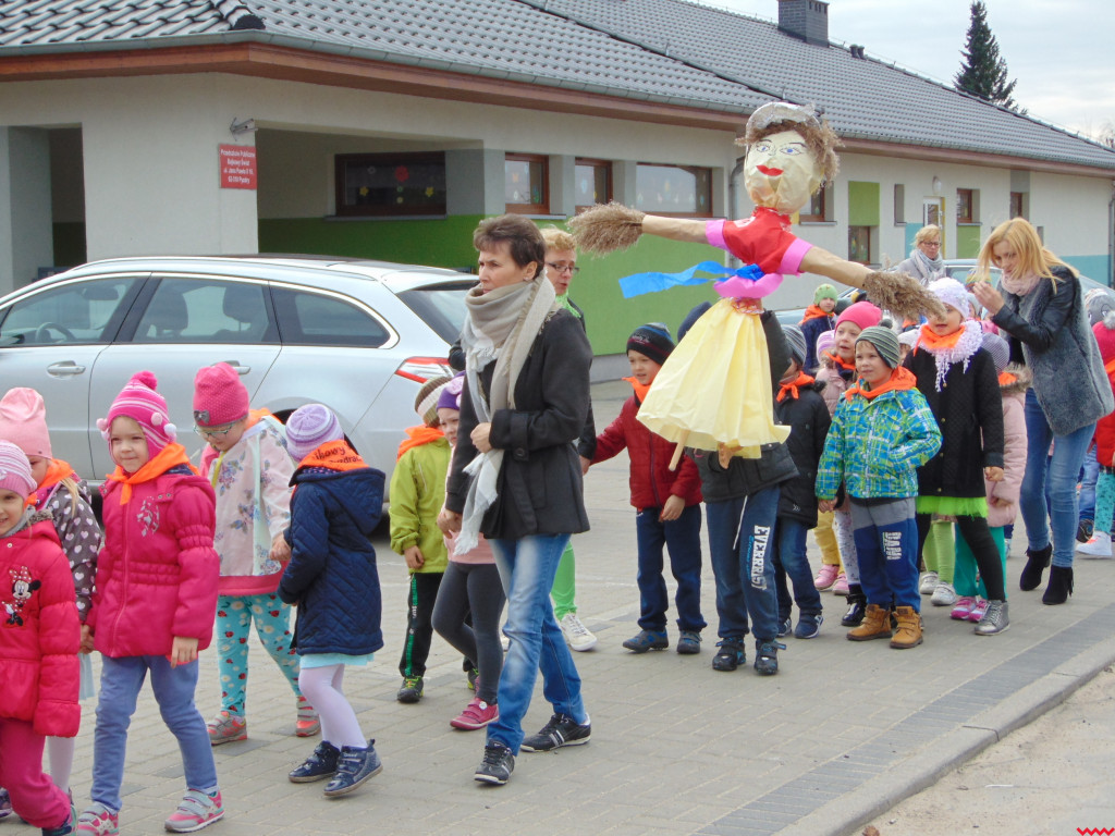 Przedszkolaki  z Pyzdr powitały pierwszy dzień wiosny