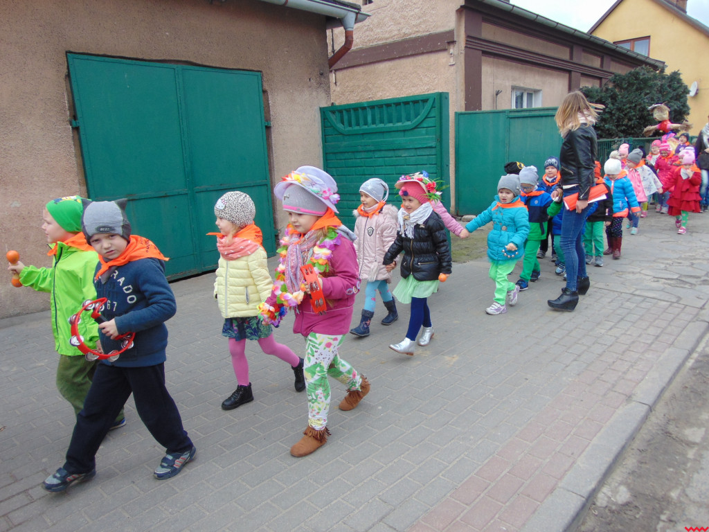 Przedszkolaki  z Pyzdr powitały pierwszy dzień wiosny