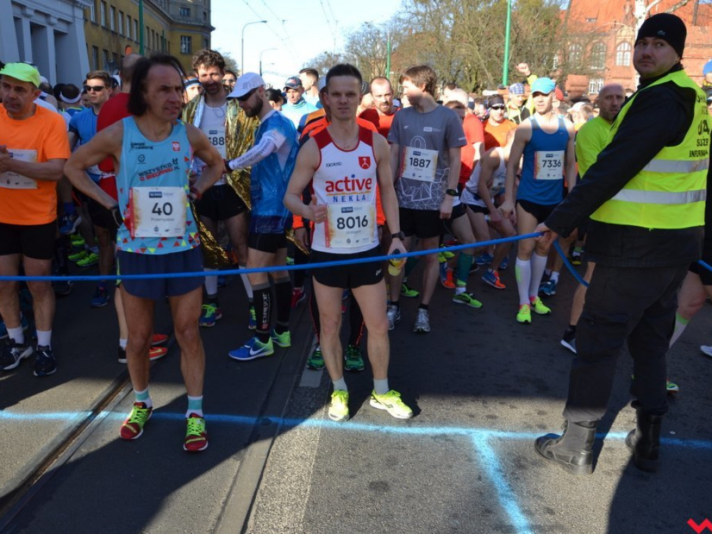 Wrześnianie pobiegli w półmaratonie w Poznaniu