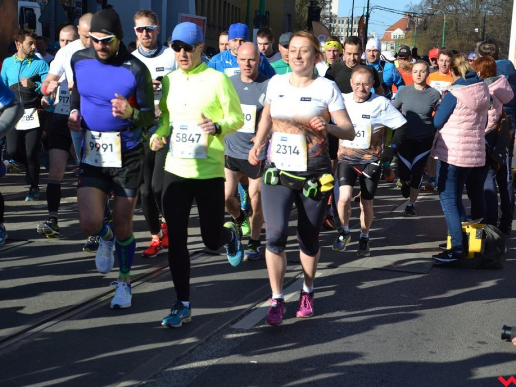 Wrześnianie pobiegli w półmaratonie w Poznaniu