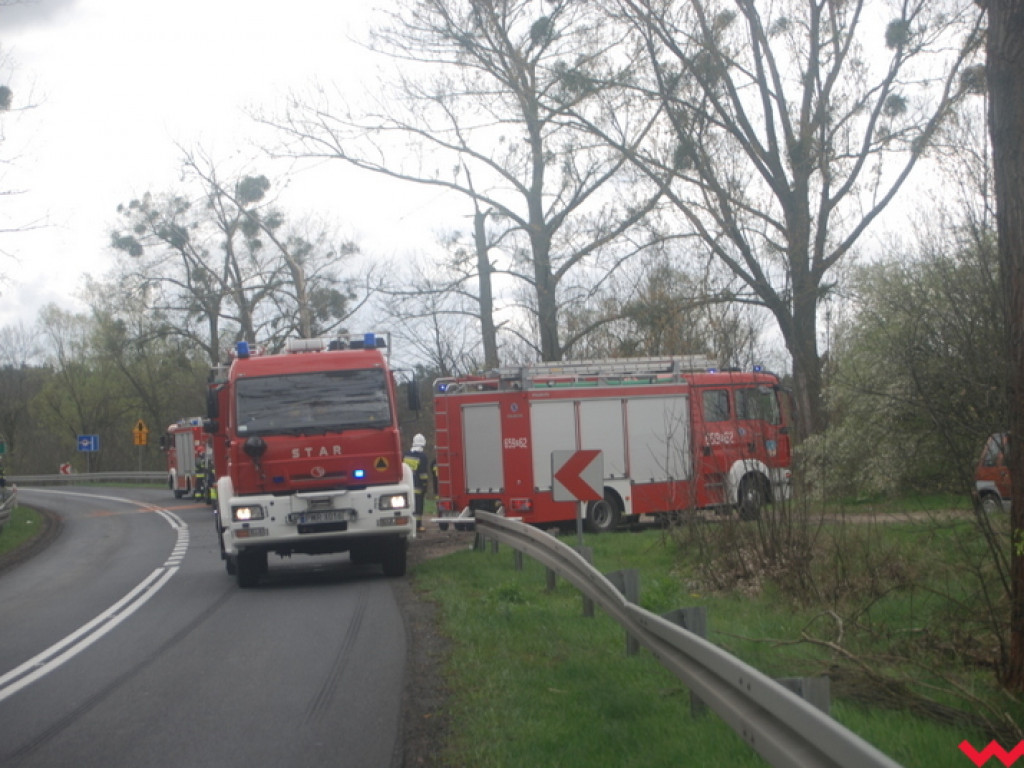 Renault przydzwonił w mercedesa. Groźna kolizja w Pyzdrach