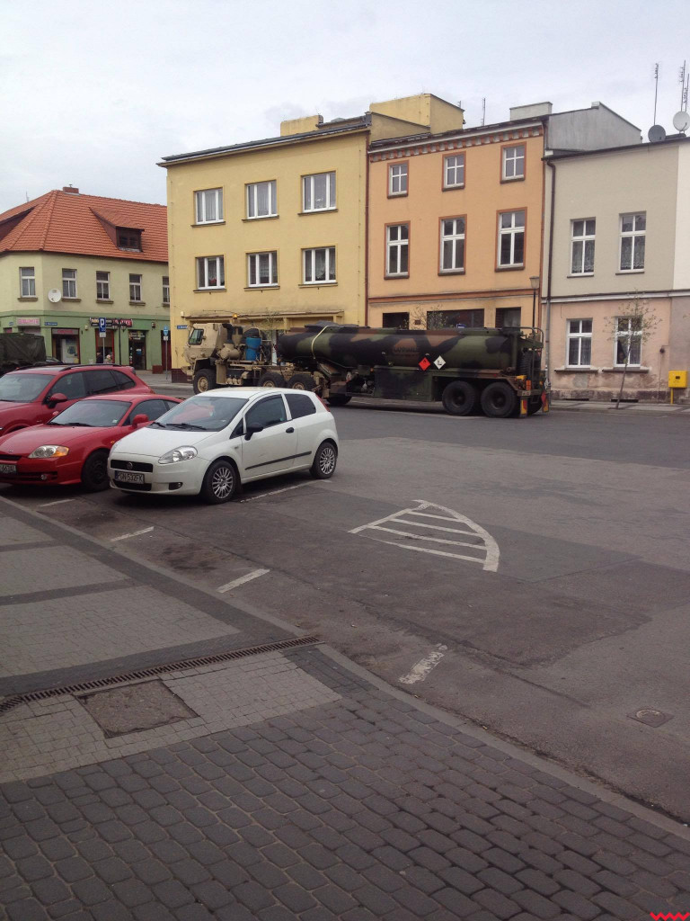 Amerykanie zakorkowali centrum Wrześni