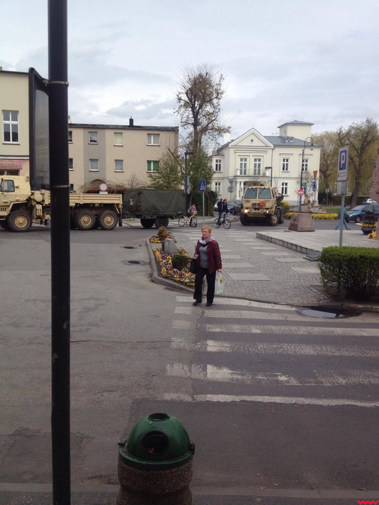 Amerykanie zakorkowali centrum Wrześni