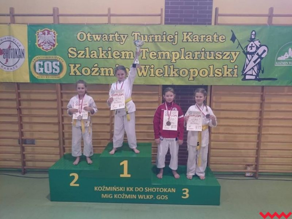 Zawodnicy Wrzesińskiego Klubu Karate sprawdzali swoją formę podczas turnieju w Koźminie Wlkp.