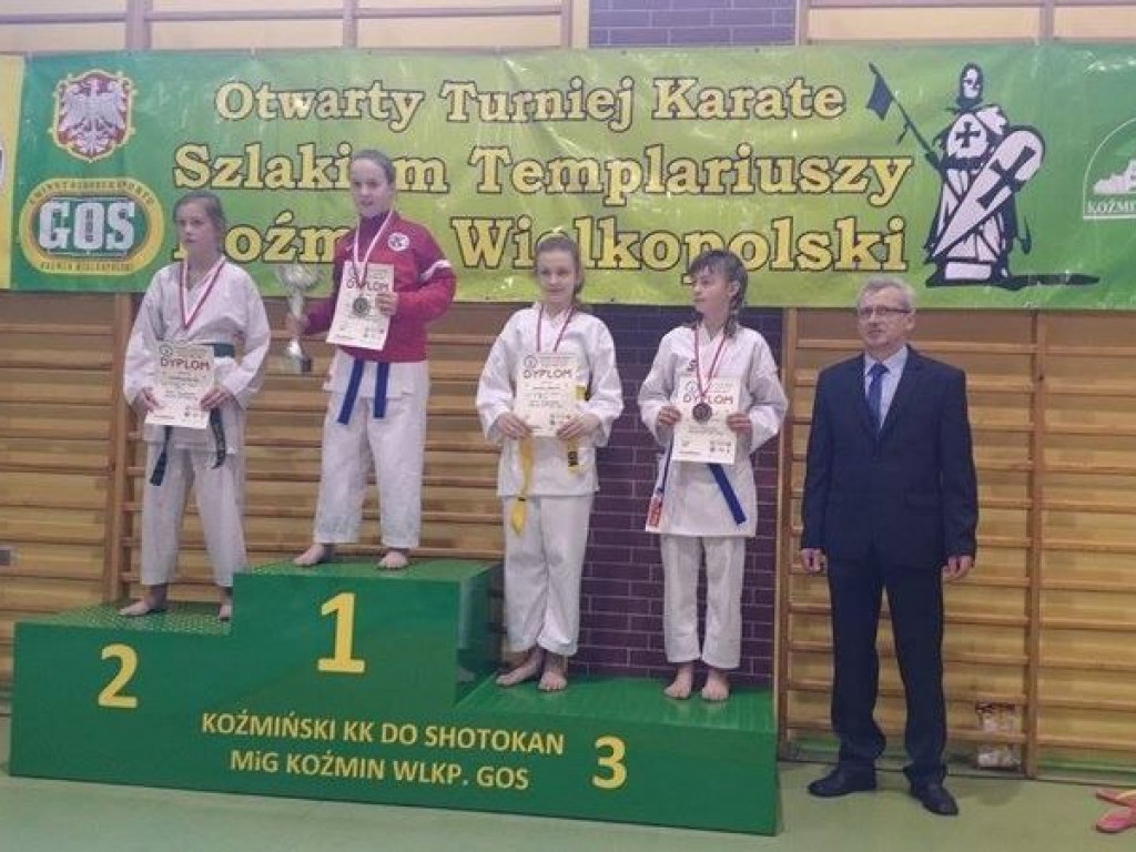 Zawodnicy Wrzesińskiego Klubu Karate sprawdzali swoją formę podczas turnieju w Koźminie Wlkp.