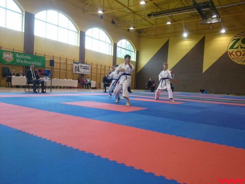 Zawodnicy Wrzesińskiego Klubu Karate sprawdzali swoją formę podczas turnieju w Koźminie Wlkp.