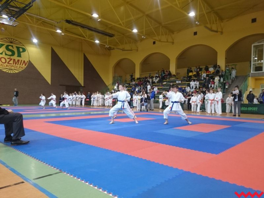 Zawodnicy Wrzesińskiego Klubu Karate sprawdzali swoją formę podczas turnieju w Koźminie Wlkp.