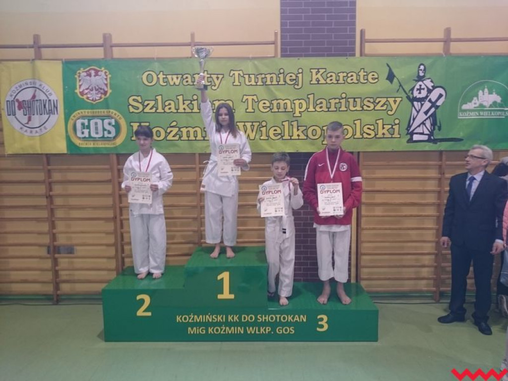 Zawodnicy Wrzesińskiego Klubu Karate sprawdzali swoją formę podczas turnieju w Koźminie Wlkp.