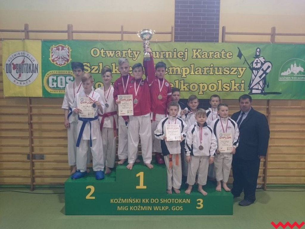 Zawodnicy Wrzesińskiego Klubu Karate sprawdzali swoją formę podczas turnieju w Koźminie Wlkp.