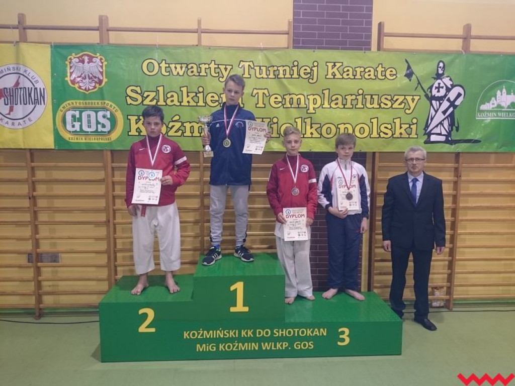 Zawodnicy Wrzesińskiego Klubu Karate sprawdzali swoją formę podczas turnieju w Koźminie Wlkp.
