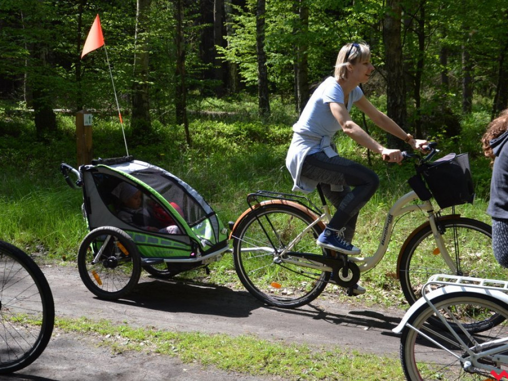 Rajd rowerowy przedszkolaków z Małych Einsteinów z Nekli