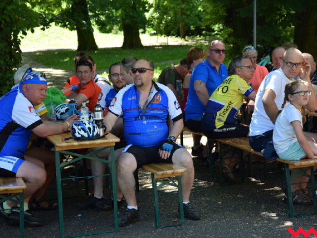 Pogoda dopisała uczestnikom Powiatowego Rowerowego Maratonu Turystycznego. Wszyscy dotarli do Kołaczkowa
