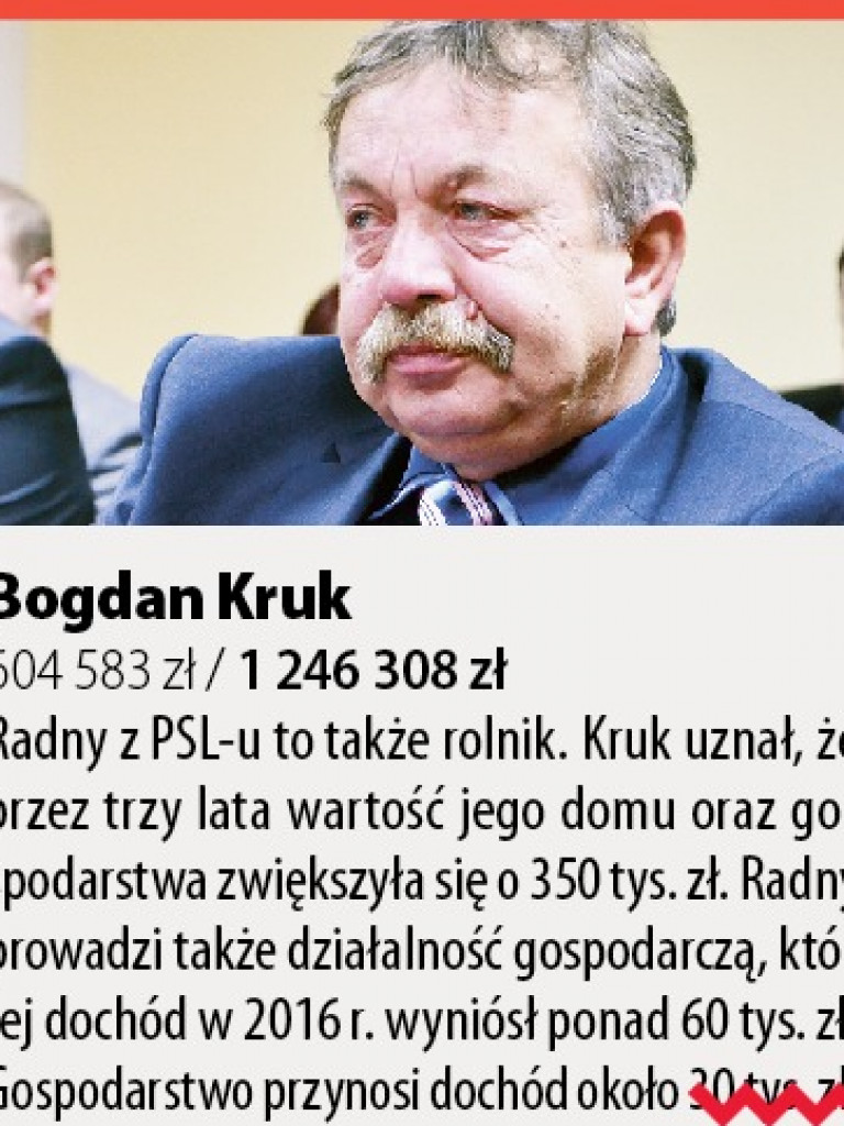 Radni powiatowi – kto ma najwięcej, a kto najmniej, dlaczego najbogatsi są radni rolnicy?