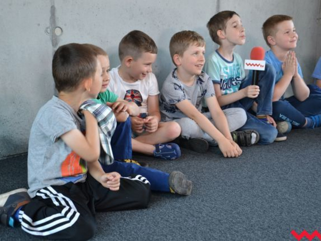 Magiczne przedszkolaki z wizytą w redakcji „WW”