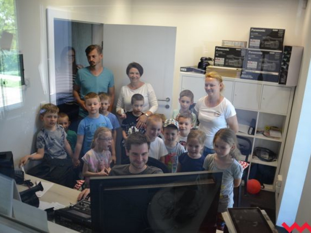 Magiczne przedszkolaki z wizytą w redakcji „WW”