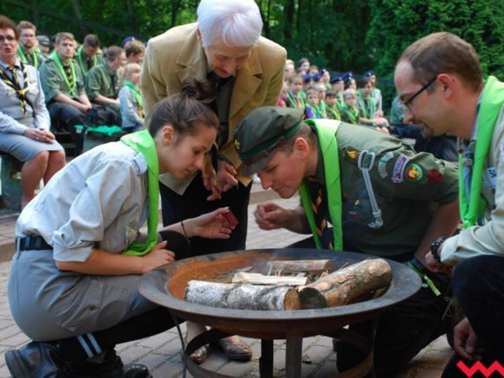 Spotkanie pokoleń podczas Stulecia Harcerstwa na Ziemi Wrzesińskiej