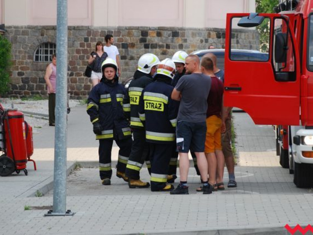 Siedem zastępów straży pożarnej przyjechało na interwencje do wrzesińskiego szpitala