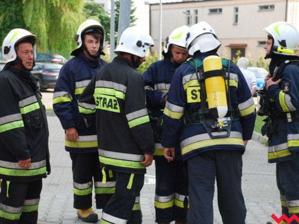 Siedem zastępów straży pożarnej przyjechało na interwencje do wrzesińskiego szpitala