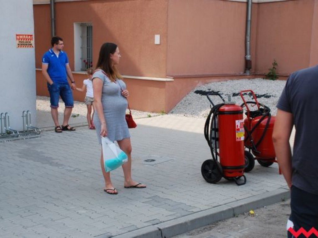 Siedem zastępów straży pożarnej przyjechało na interwencje do wrzesińskiego szpitala