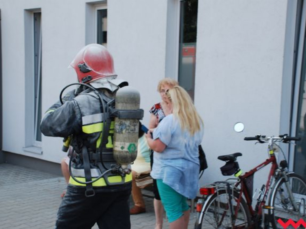 Siedem zastępów straży pożarnej przyjechało na interwencje do wrzesińskiego szpitala