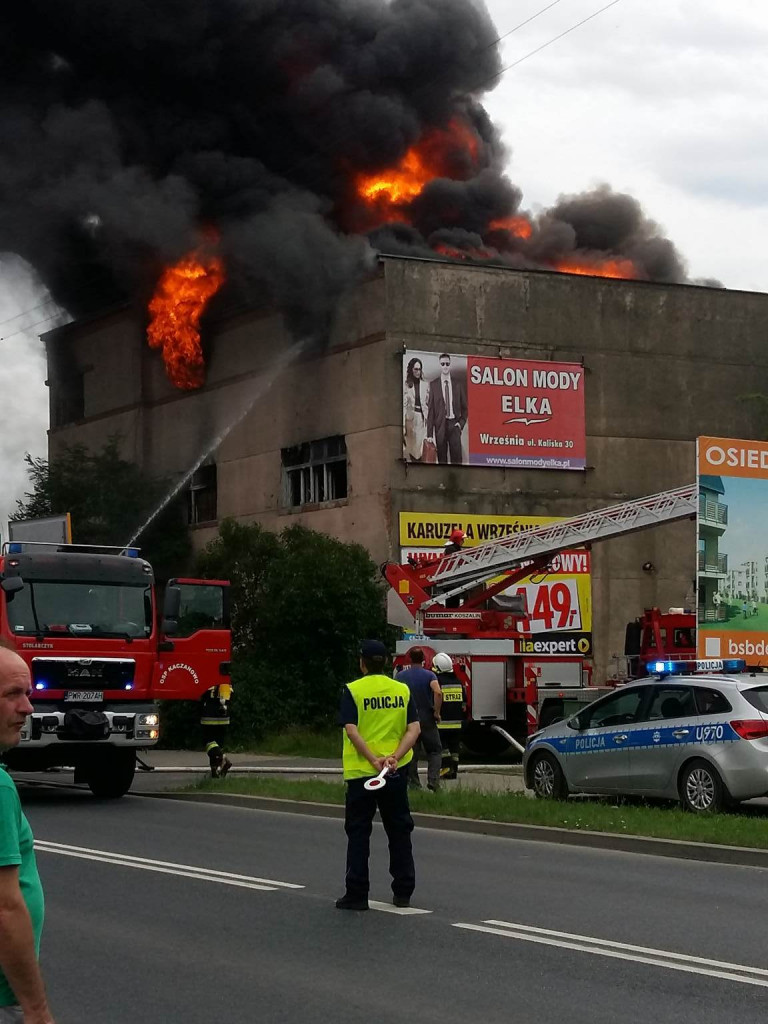 Płonął opuszczony dom na ul. Gnieźnieńskiej we Wrześni. Kolejny raz