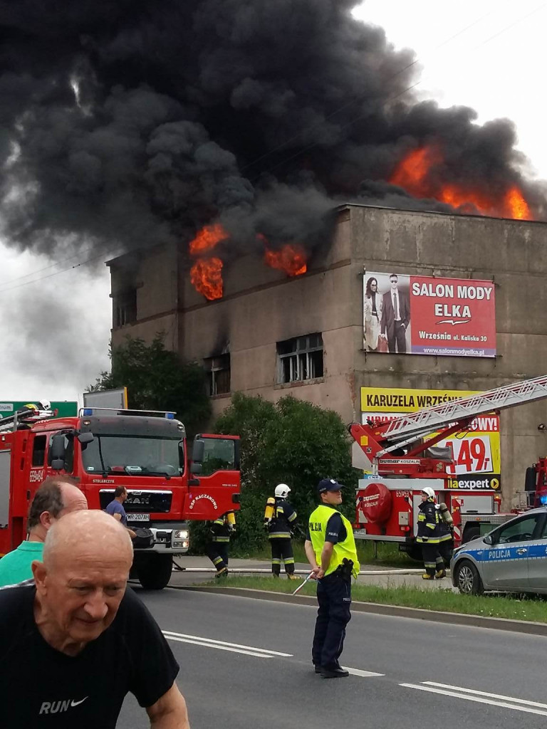Płonął opuszczony dom na ul. Gnieźnieńskiej we Wrześni. Kolejny raz