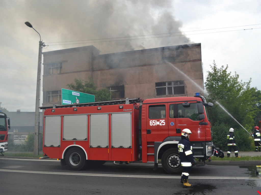 Płonął opuszczony dom na ul. Gnieźnieńskiej we Wrześni. Kolejny raz