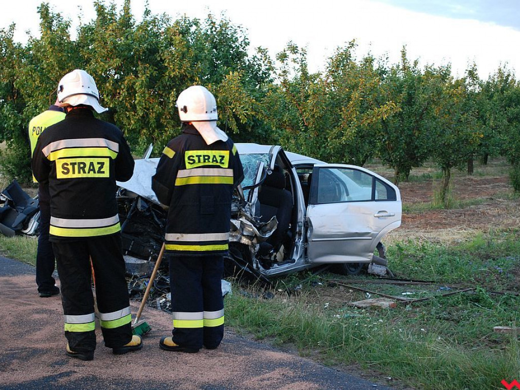 Śmiertelny wypadek na drodze Pyzdry - Tarnowa
