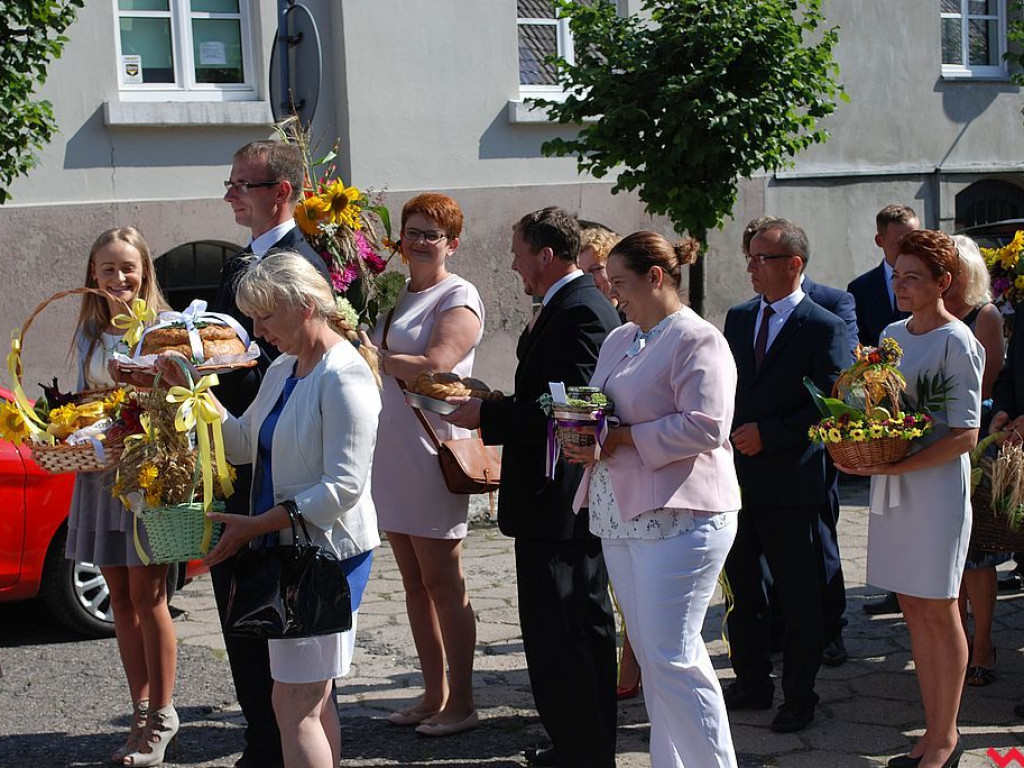Podziękowanie za zebrane plony. Dożynki parafialne w Pyzdrach