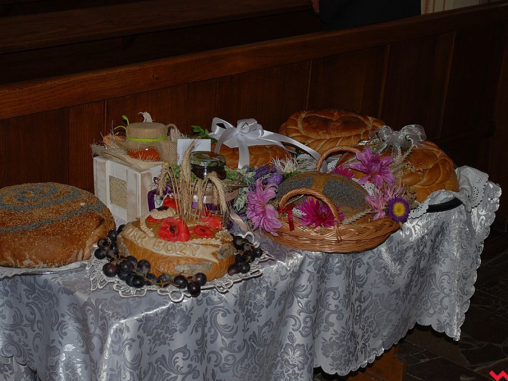 Podziękowanie za zebrane plony. Dożynki parafialne w Pyzdrach