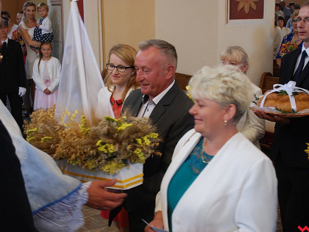 Podziękowanie za zebrane plony. Dożynki parafialne w Pyzdrach