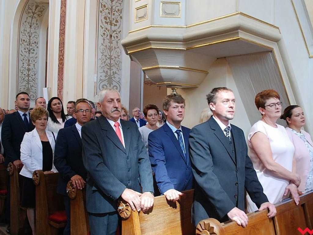 Podziękowanie za zebrane plony. Dożynki parafialne w Pyzdrach