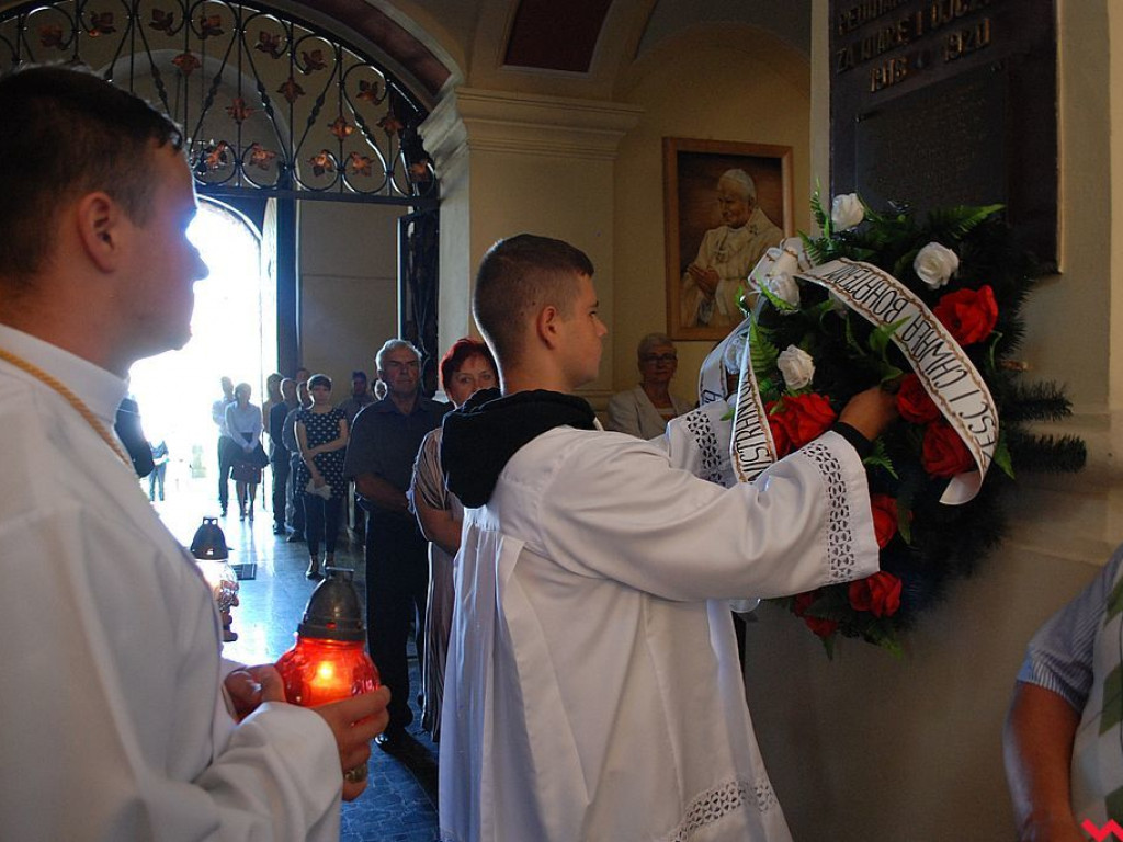 Podziękowanie za zebrane plony. Dożynki parafialne w Pyzdrach