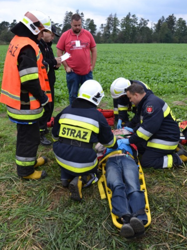 Wypadek w Białym Piątkowie. Bardzo realistyczne ćwiczenia