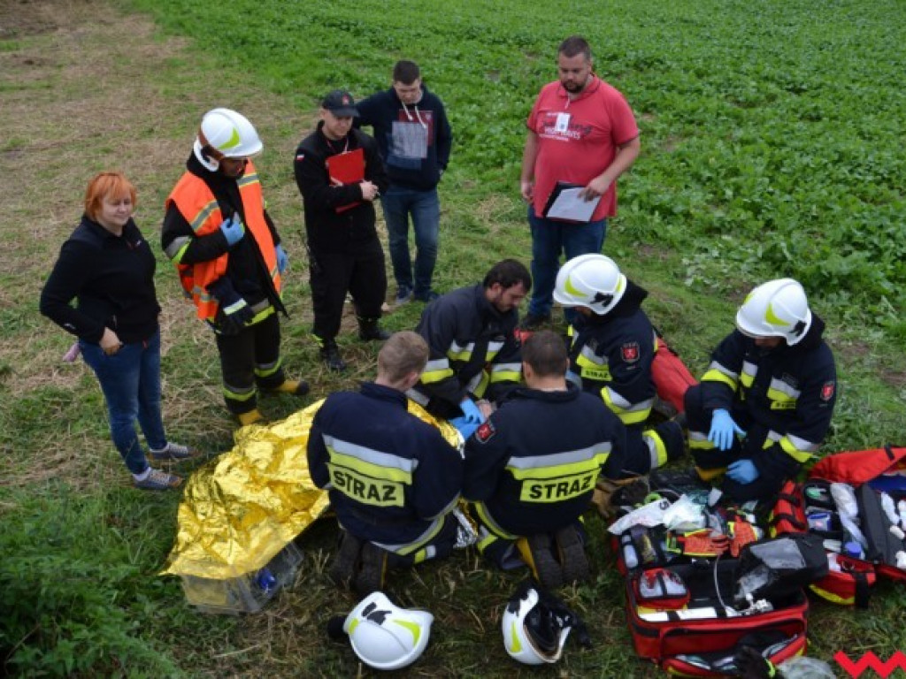 Wypadek w Białym Piątkowie. Bardzo realistyczne ćwiczenia
