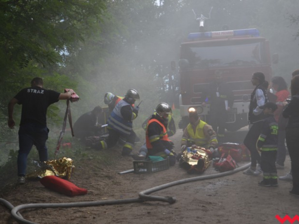 Wypadek w Białym Piątkowie. Bardzo realistyczne ćwiczenia