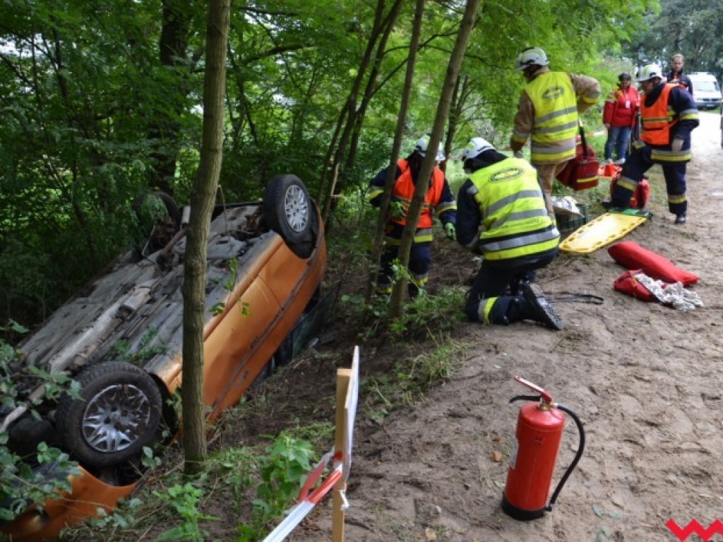 Wypadek w Białym Piątkowie. Bardzo realistyczne ćwiczenia