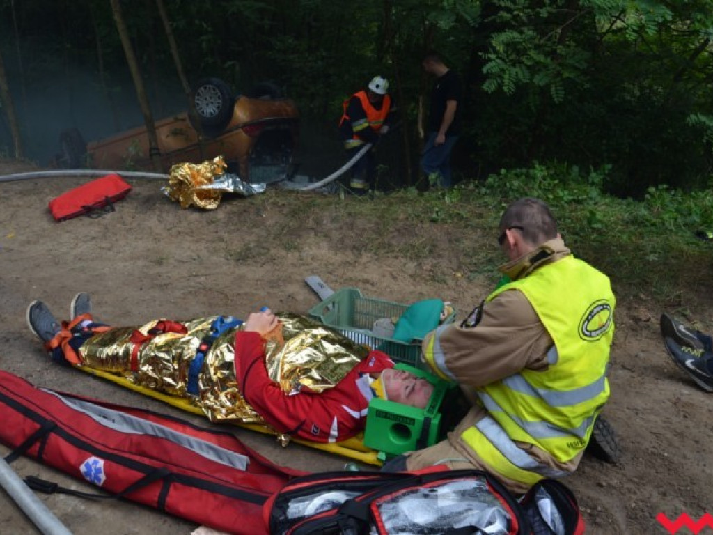 Wypadek w Białym Piątkowie. Bardzo realistyczne ćwiczenia