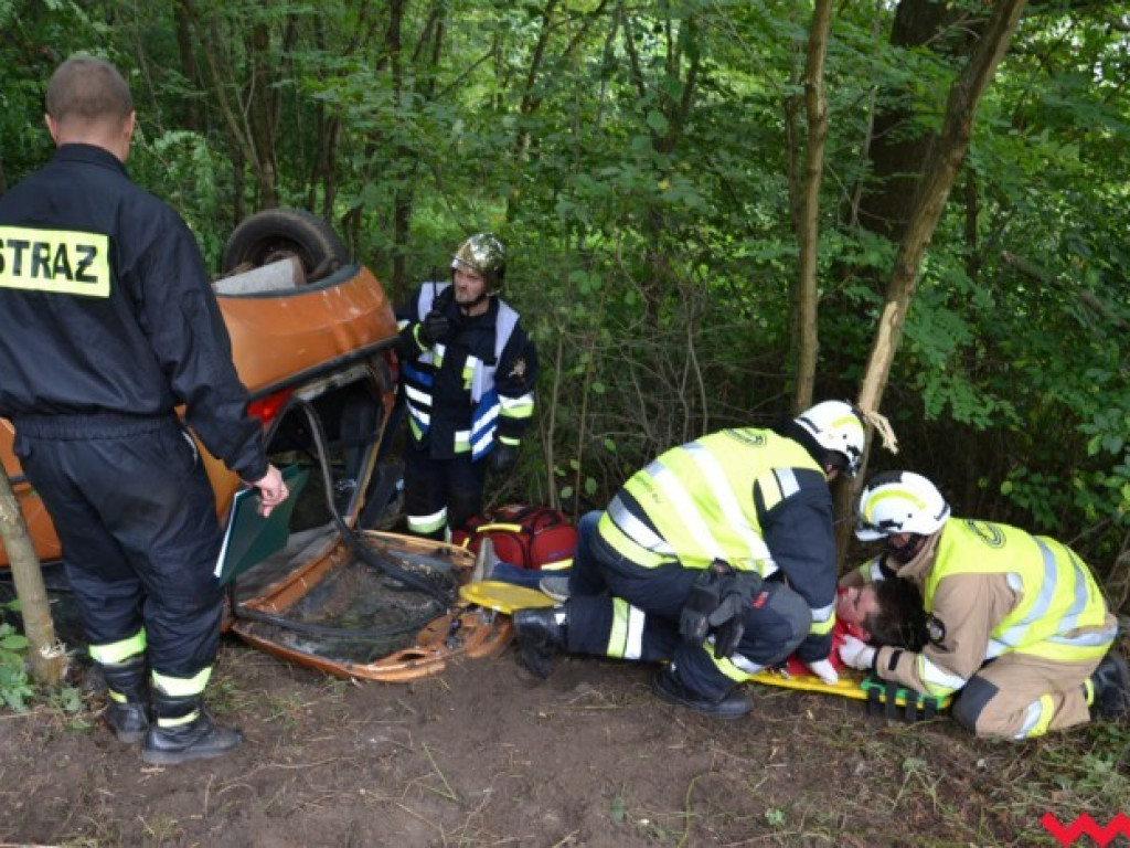 Wypadek w Białym Piątkowie. Bardzo realistyczne ćwiczenia