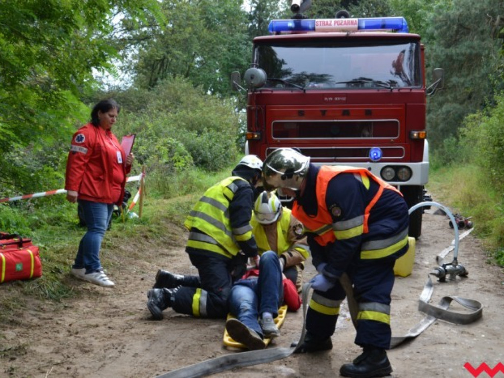 Wypadek w Białym Piątkowie. Bardzo realistyczne ćwiczenia