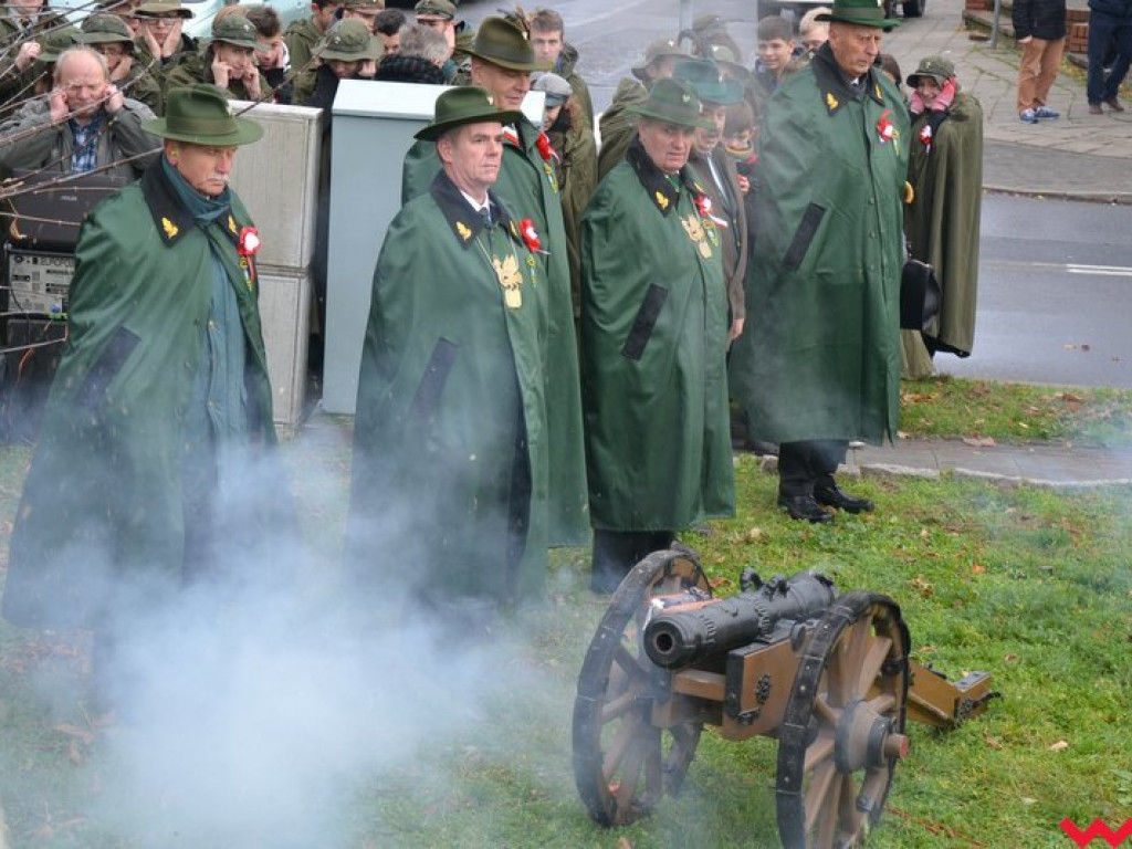 Sztafeta pokoleń w radosnym niepodległościowym przemarszu