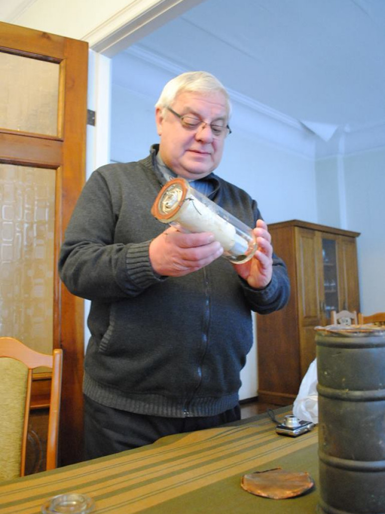 List z przeszłości na kościelnej wieży