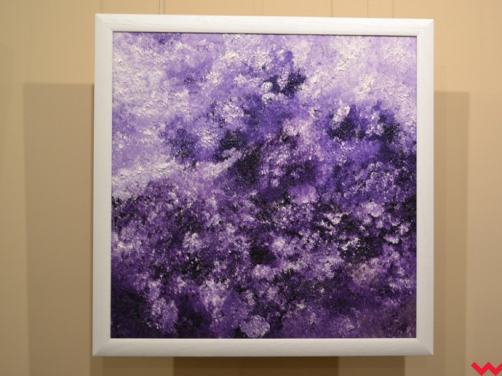 Krzyk emocji w kolorze lawendy. Uzdolniona wrześnianka pokazała swoje prace