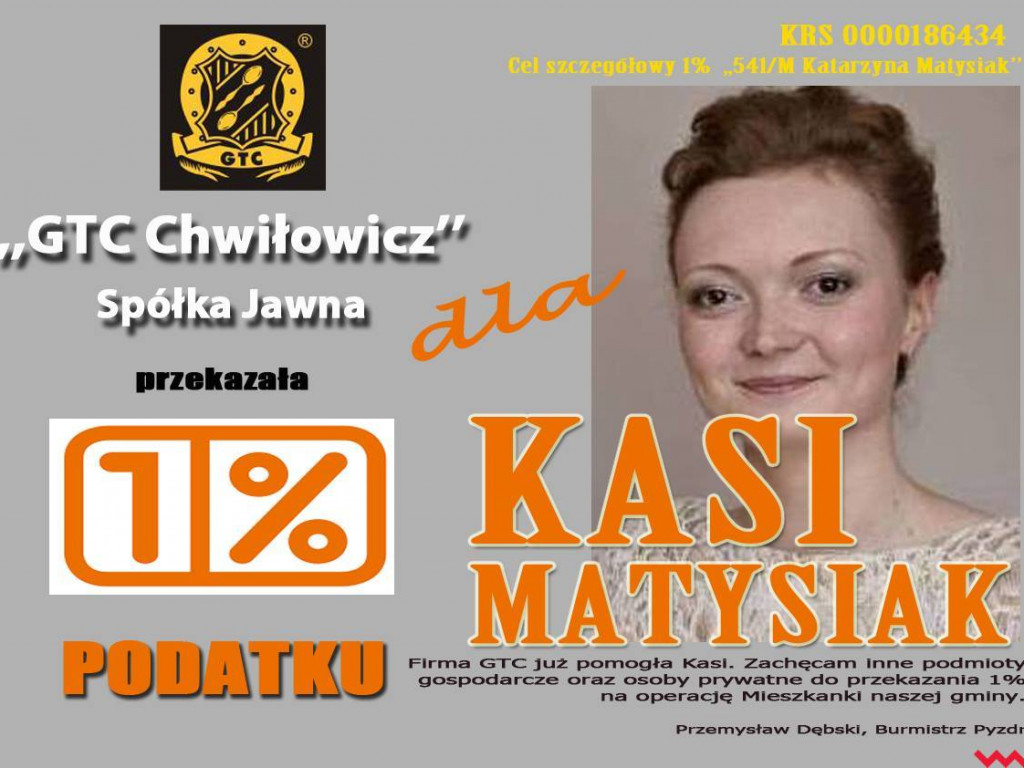 Nie zapominajmy o Kasi Matysiak z Ciemierowa