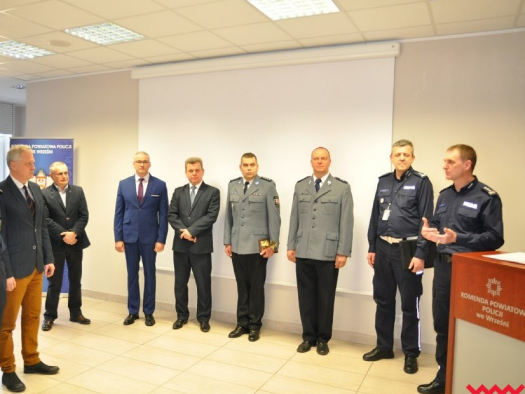 Trzech policjantów z wrzesińskiej komendy przeszło na emeryturę